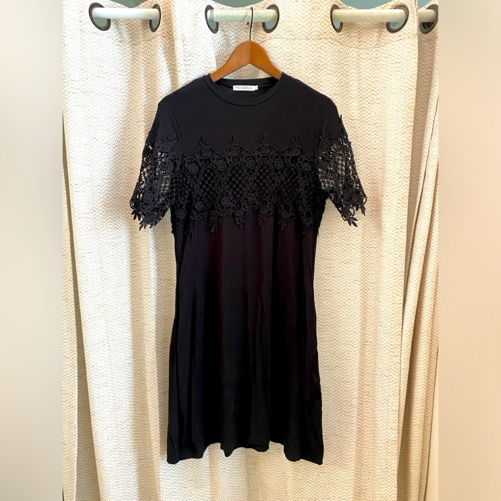 Boutique Black Lace Dress